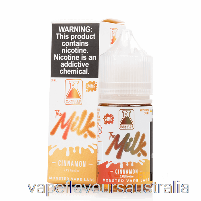 Vape Flavours Australia Cinnamon - The Milk Salts - 30mL 24mg